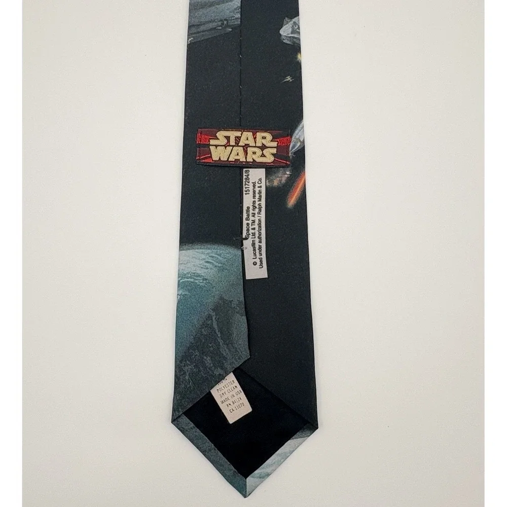 STAR WARS : Space Battle ~ Necktie Officially Licensed Pop Culture Tie USA Made